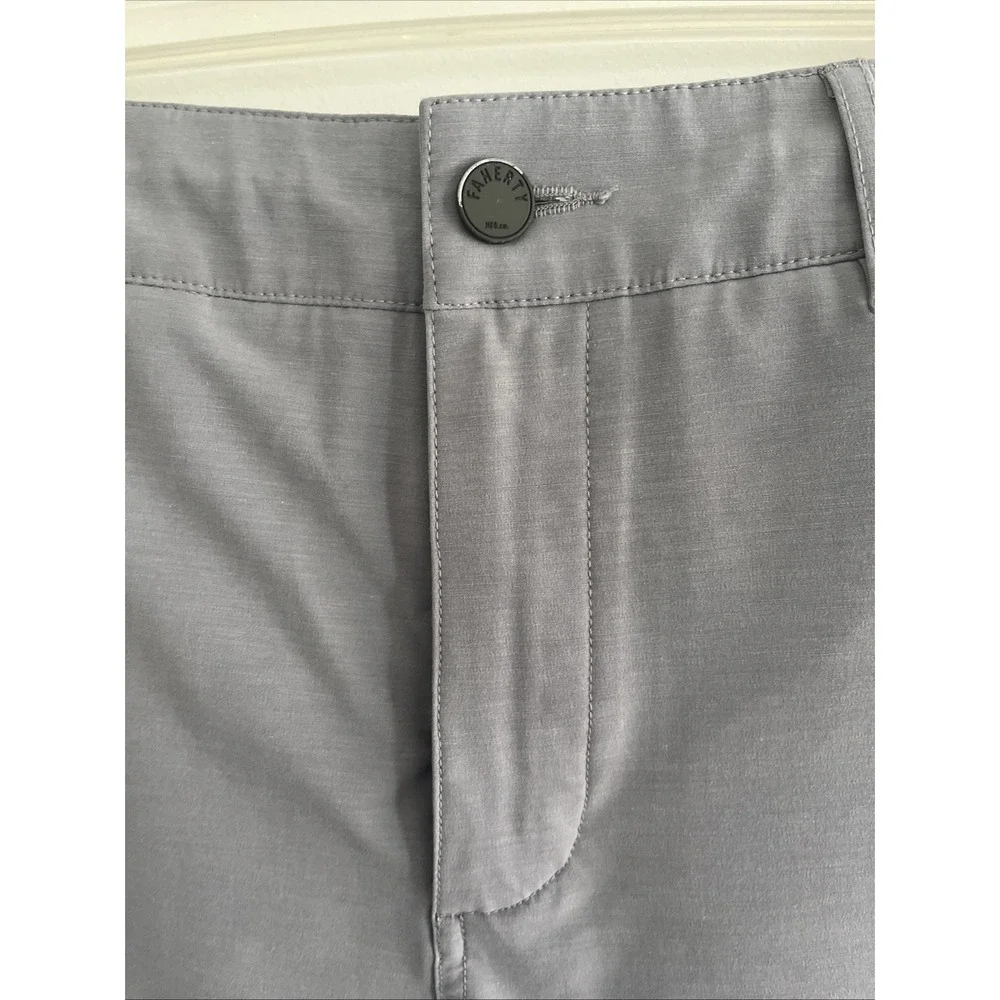 Faherty Men's All Day Shorts Swim 30 Gray Quick Dry Lightweight Drawstring